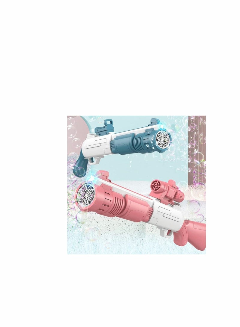 SYOSI Automatic Bubble Machine with Refill Solution, 10-Holes Bubble Machine Gift for Adults Children, 20 inch Large Bubbles Gun Indoor Outdoor Party - Image 4