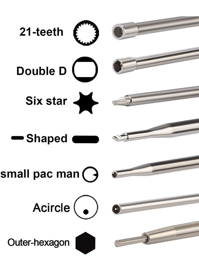 Pack-of-14 Carburetor Adjustment Tool Carburator Adjusting Kit for 2-Cycle Small Engine Compatible with Chainsaw  - Image 4