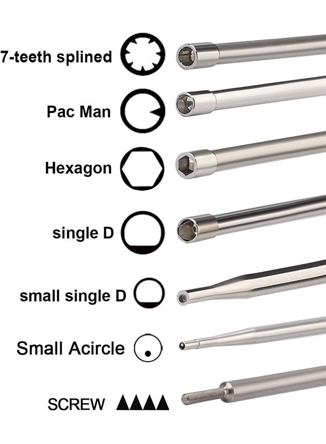 Pack-of-14 Carburetor Adjustment Tool Carburator Adjusting Kit for 2-Cycle Small Engine Compatible with Chainsaw  - Image 3