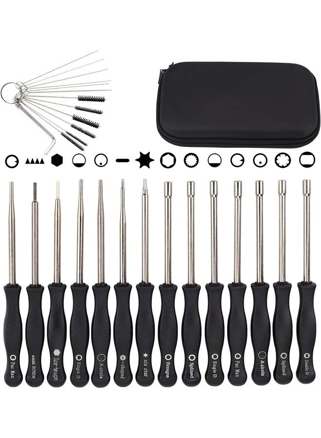 Pack-of-14 Carburetor Adjustment Tool Carburator Adjusting Kit for 2-Cycle Small Engine Compatible with Chainsaw  - Image 1