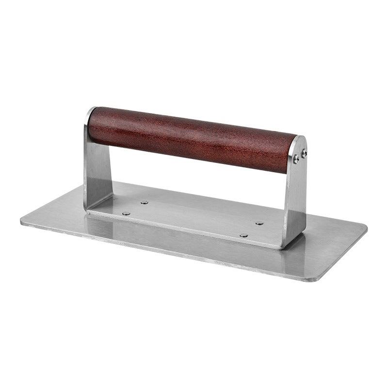 Stainless Steel Round Hamburger Meat Press Household Square Steak Meat Pie Press Kitchen Hand-Pressed Hamburger Maker - Image 1