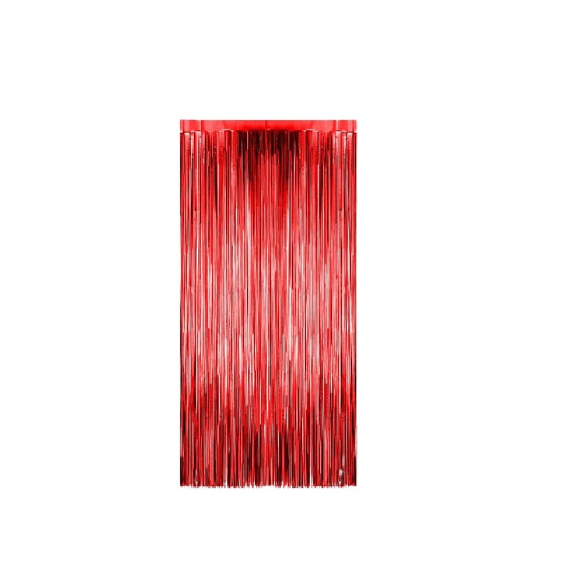 FI - FLICK IN 50 pcs 1st Happy Anniversary Decoration Fringe Curtain Foil Balloon Wall Hangings Couple Wedding Marriage Husband Wife Wedding First Anniversary Decoration Items (Pack of 50,Gold & Red) - Image 4