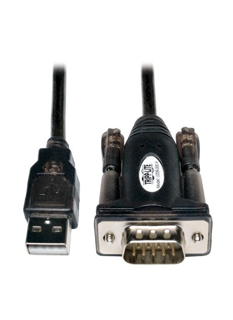 5ft USB to Serial Adapter Cable (USB-A to DB9 M/M)(U209-000-R)