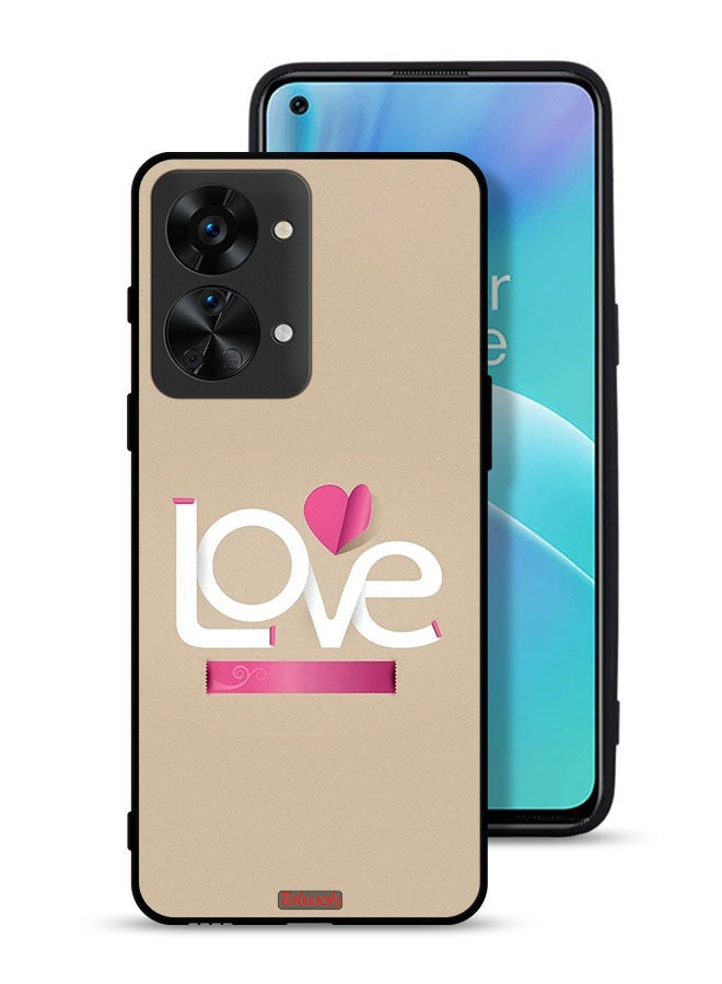 Tolwak OnePlus Nord 2T 5G Protective Case Cover Love Art - Image 1