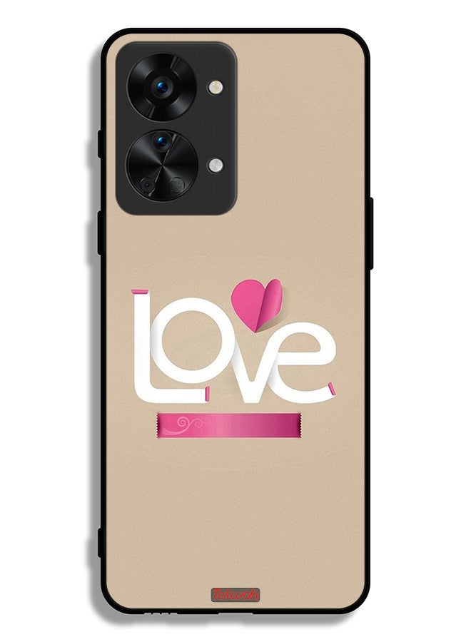 Tolwak OnePlus Nord 2T 5G Protective Case Cover Love Art - Image 2