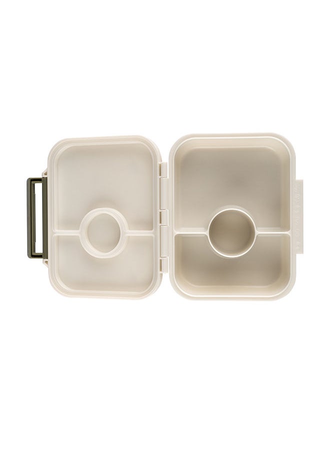 Citron Tritan Snackbox With 3 Compartments For Kids, Leak Proof And Bpa Free - Dino Green  - Image 3