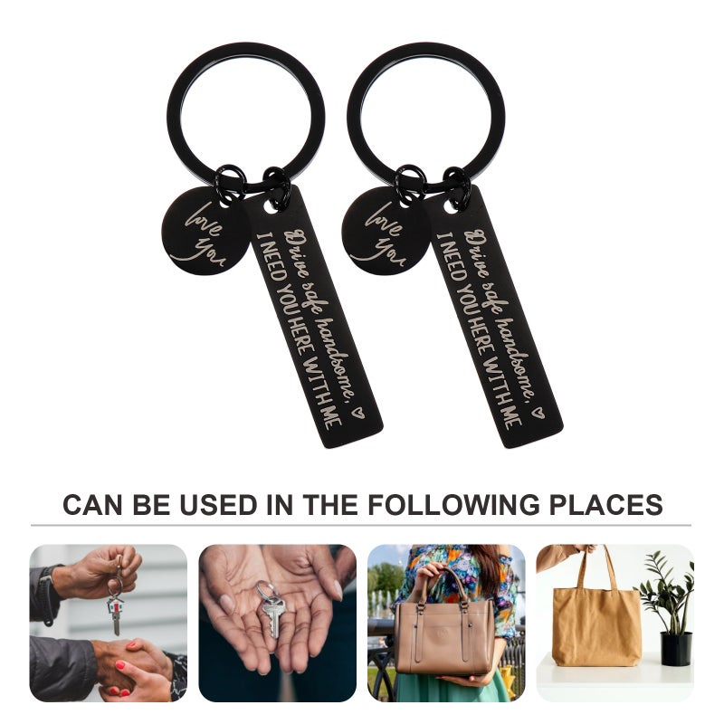2Pcs Delicate Pendant for Keychain Decor Decorative Adornment Delicate Keychain Decor - Image 1