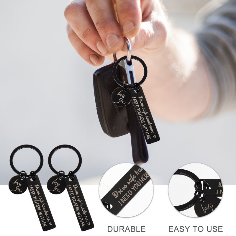 2Pcs Delicate Pendant for Keychain Decor Decorative Adornment Delicate Keychain Decor - Image 5