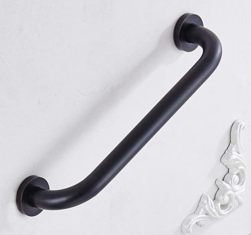 ELLO&ALLO Oil Rubbed Bronze Bathroom Shower Grab Bar, Home Care Bath Hardware (20 Inch) - Image 4