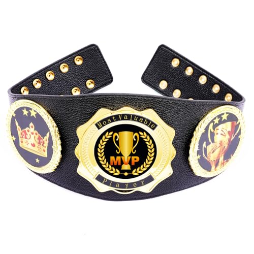CHXIXUE MVP Belt Championship Belt Trophy Award Gift For Football baseball soccer basketball hockey Wrestling Boxing High School College Class League Winner Champion - Image 1