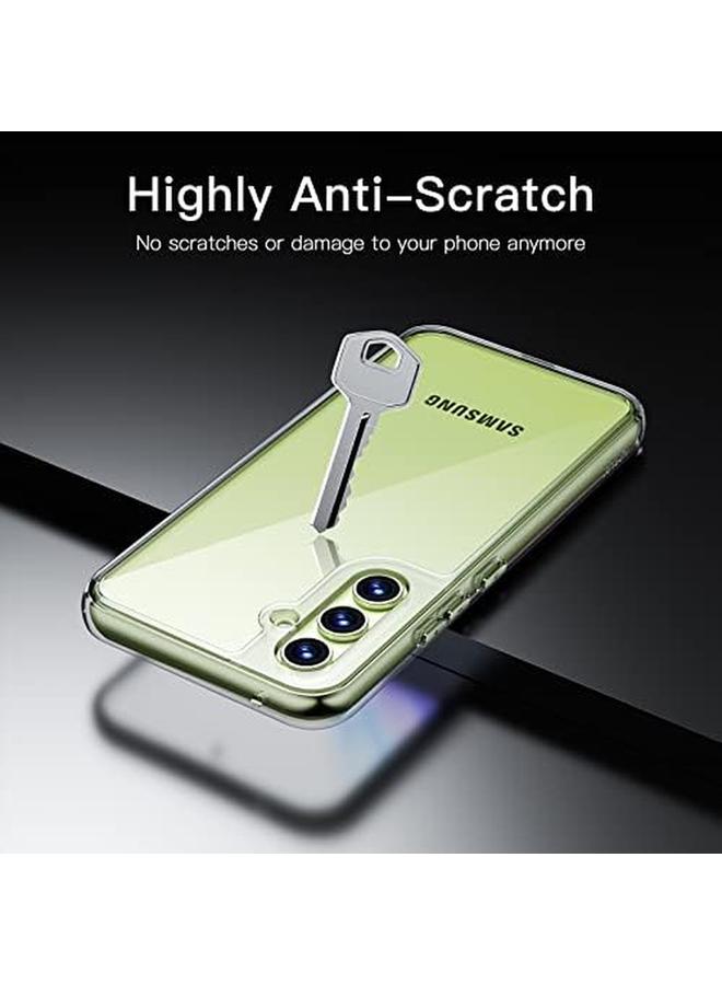 جي تيك حافظة لهاتف سامسونج جالاكسي A54 5G مقاس 6.4 بوصة، غير قابلة للاصفرار، مقاومة للصدمات، غطاء حماية للهاتف، مضاد للخدش، غطاء خلفي صلب شفاف من مادة البولي كربونات - Image 3