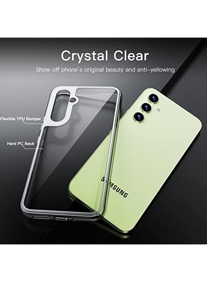 جي تيك حافظة لهاتف سامسونج جالاكسي A54 5G مقاس 6.4 بوصة، غير قابلة للاصفرار، مقاومة للصدمات، غطاء حماية للهاتف، مضاد للخدش، غطاء خلفي صلب شفاف من مادة البولي كربونات - Image 2