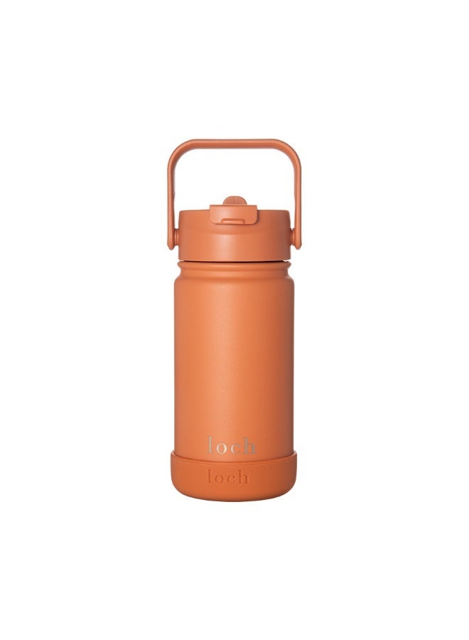 Loch 420ml (14 Oz) Monochrome Water Bottle Amber Orange - Image 2