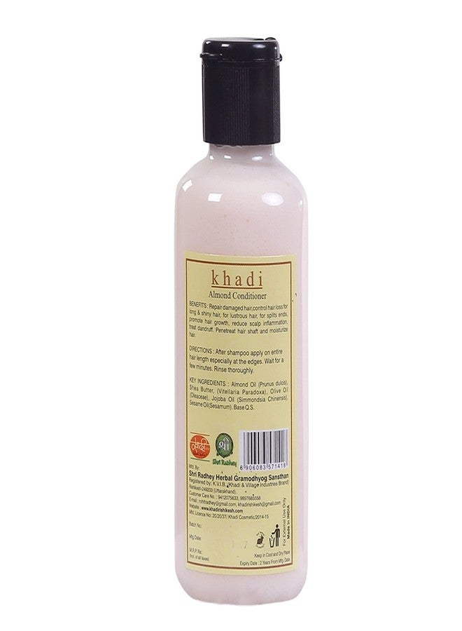 Khadi Rishikesh Herbal Almond Hair Conditioner -210 Ml - Image 3