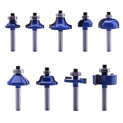 LU&MN Carbide Tipped Router Bit Set ( 24 PCS) with 1/4" Shank Wood Milling Saw Cutter, Multi-Purpose (Woodworking Tools for Home Improvement and DIY) - Image 4