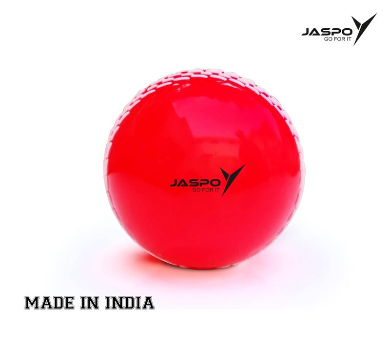 jaspo T20 Ultra Practice Cricket Balls (Pack of 3) for Indoor & Outdoor Play,Weight 120-125 GM (Approx), Colour Red, Synthetic Rubber Material - Image 5
