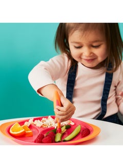 b.box Toddler Cutlery Set: Patented Flork™ Designed Fork, Spoon & Travel Case, Easy Grip Handles, Dishwasher Safe, Bpa Free. (Ocean Breeze)  - Image 2