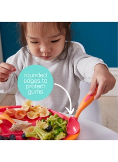 b.box Toddler Cutlery Set: Patented Flork™ Designed Fork, Spoon & Travel Case, Easy Grip Handles, Dishwasher Safe, Bpa Free. (Ocean Breeze)  - Image 5