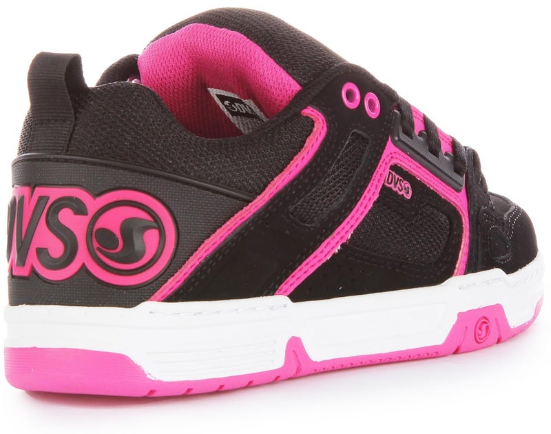 DVS Women's Comanche Shoe, Black Pink White Nubuck, 5 Medium US - Image 4