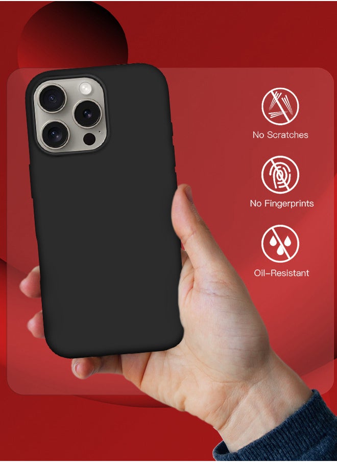 CATANES - (for iPhone 16 Pro) 2 Pack Case and Screen Protector, Slim Silicone Case, Full Covered Anti Scratch Shockproof Protective Cover - Image 1
