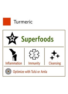 Organic India Turmeric Formula Healthy Conscious Living 90 Veg Capsules  - Image 4