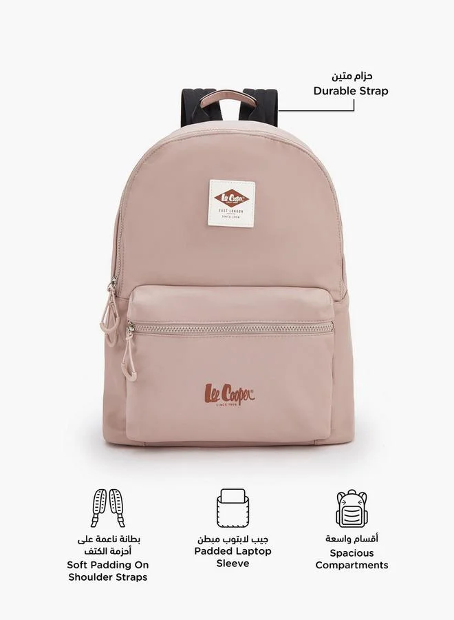 لي كوبر Solid School Backpack With Adjustable Shoulder Straps - 33x16x42 CM