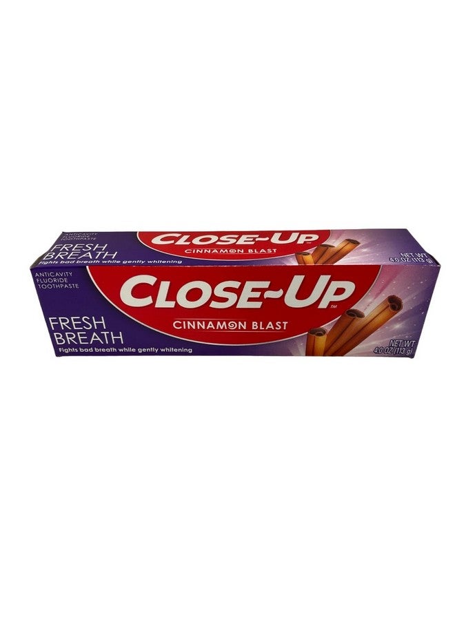 Close Up Close-Up Fluoride Toothpaste, Freshening Red Gel 4 oz (Pack of 3) - Image 1