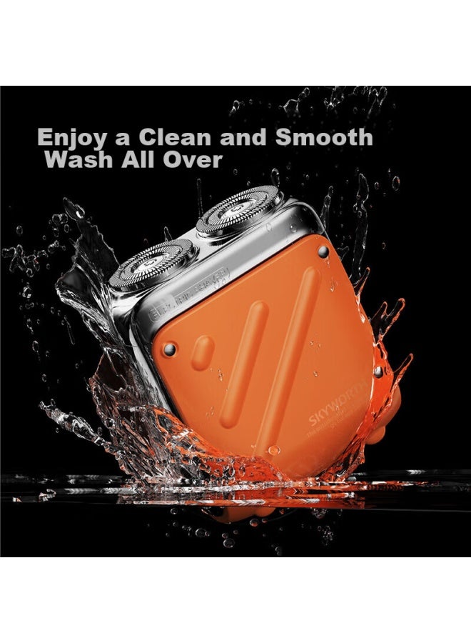 Skyworth Xingzhe Electric Shaver, Mini Portable Men's Razor, Compact Shaving Tool, Clean Shave, Fully Washable, Birthday Gift For Boyfriend Or Husband - Image 5