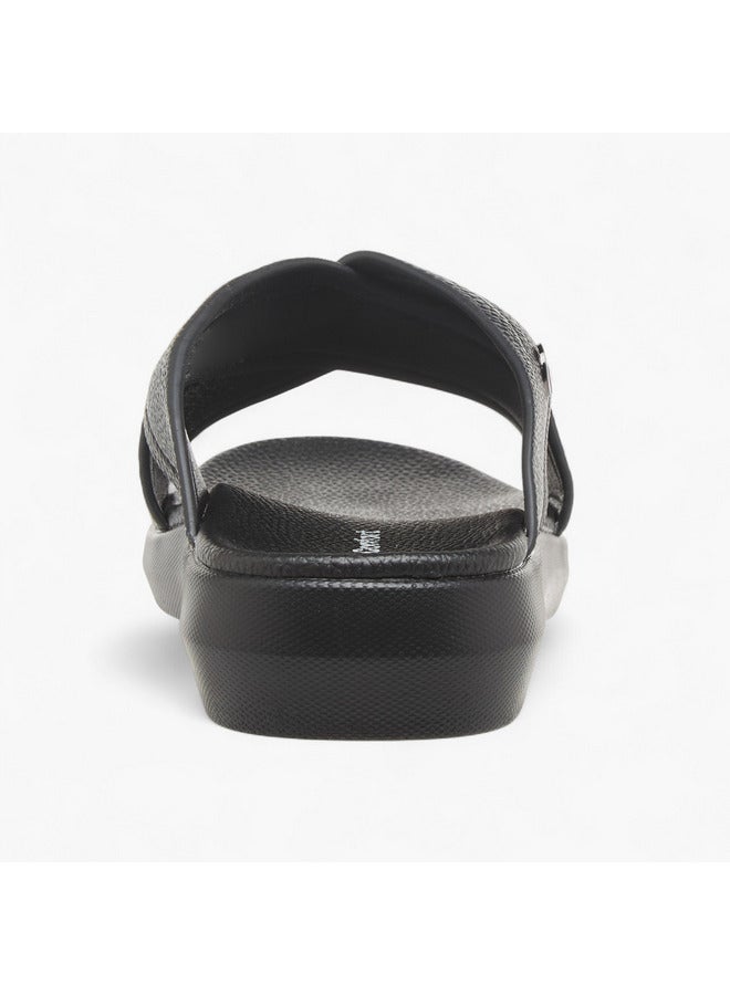 لو كونفورت صنادل رجالي بحزام متقاطع سهلة الارتداء - Image 5