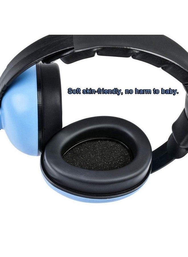 Solar-Power - Baby Noise Cancelling Headphones Ear Protection Earmuffs Noise Reduction For 03 Years Kids / Toddlers / Infant For Babies Sleeping Airplane Concerts Movie Theater Firework (Blue) - Image 1