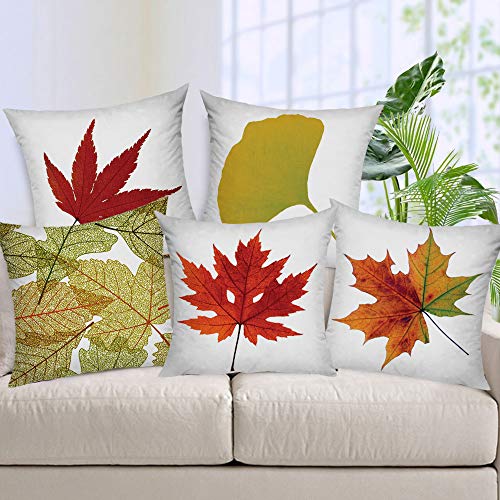 AEROHAVEN™ Set of 5 Abstract Decorative Hand Made Jute Throw/Pillow Cushion Covers - CC11 - (20 Inch x 20 Inch) - Image 1