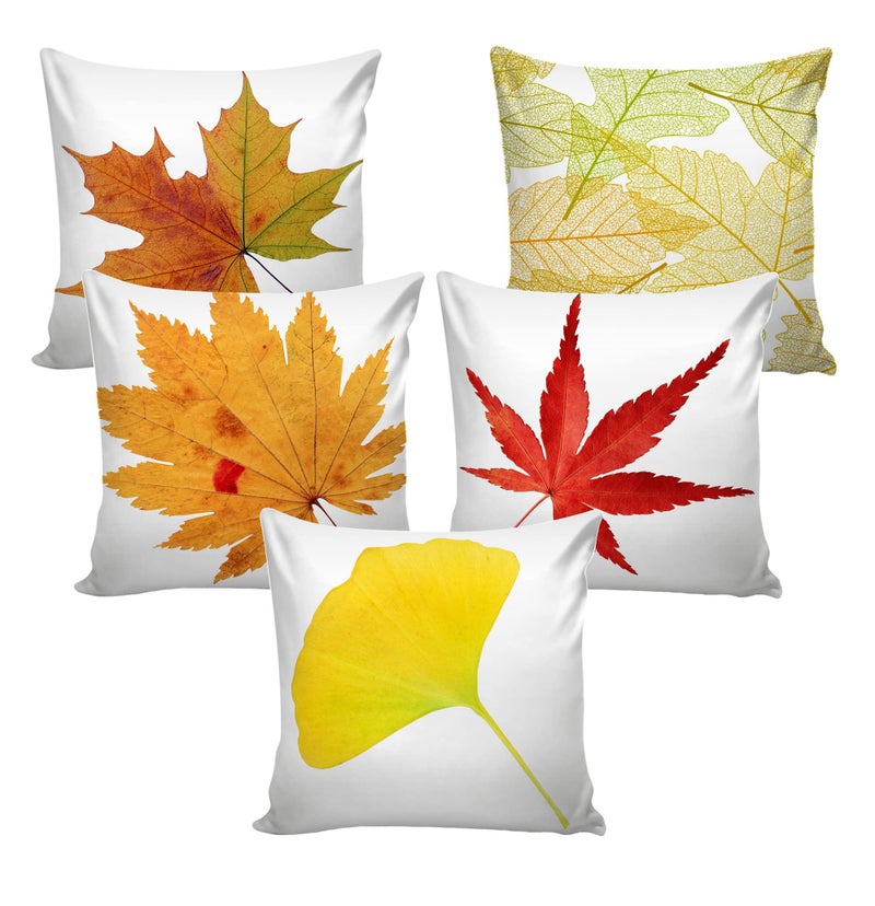 AEROHAVEN™ Set of 5 Abstract Decorative Hand Made Jute Throw/Pillow Cushion Covers - CC11 - (20 Inch x 20 Inch) - Image 2