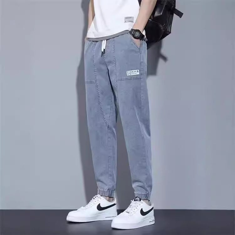 Unisex Classic Denim Jeans Loose Fit Daily Outdoor Wear - Image 3