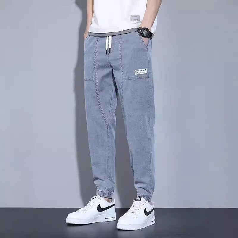 Unisex Classic Denim Jeans Loose Fit Daily Outdoor Wear - Image 2
