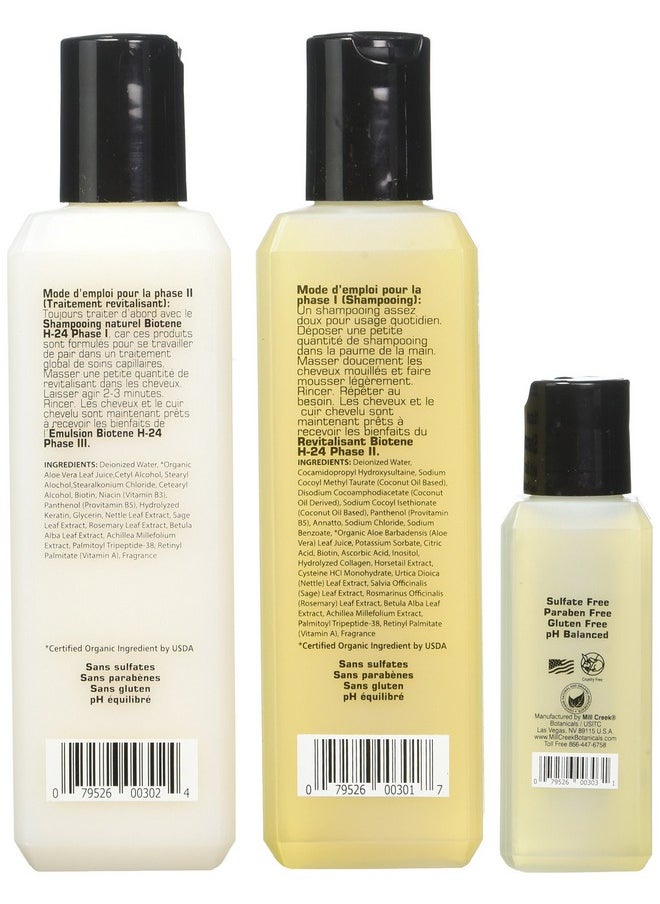 Mill Creek - H24 Shampoo/Conditioner/Emulsion Tripack - Image 1
