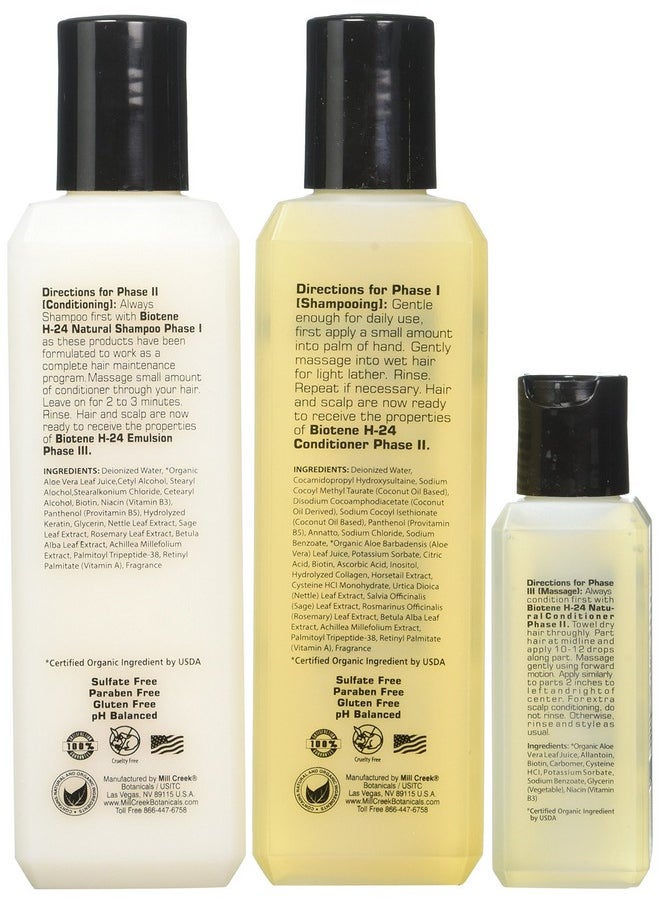 Mill Creek - H24 Shampoo/Conditioner/Emulsion Tripack - Image 1