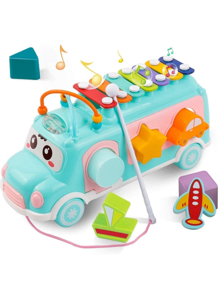 Baby Electric School Bus Early Educational ,Toys For Children Music Car With Percussion Piano ,  Matching Blocks, Transfer Beads Gift - pzsku/Z9305A1A3A330B3DCF31DZ/45/_/1713249538/564e2cc4-312b-4afb-b84f-f85fd03a2916