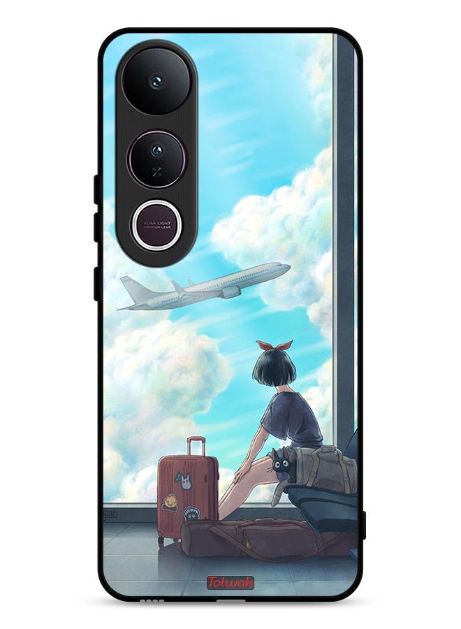 Tolwak Vivo V50 Lite Protective Case Cover Travel Art