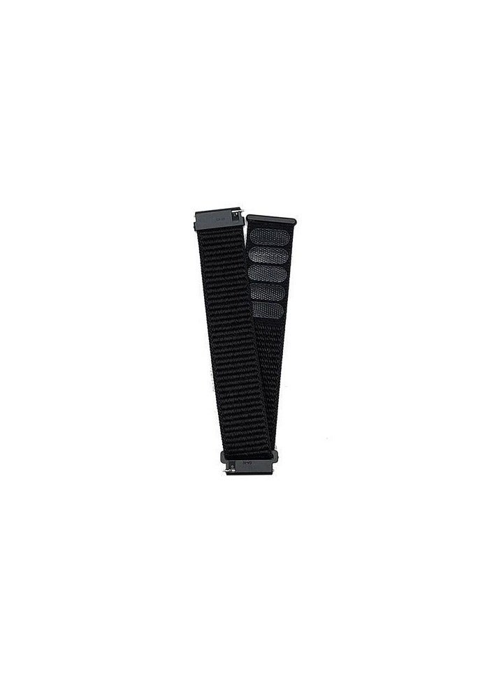 Replacement Nylon Nato Strap 20mm For  Amazfit GTS 4/GTS 4 Mini/GTS 3 - Black - Image 2
