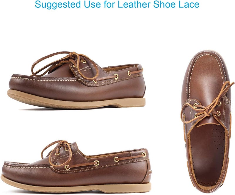 TeeLiy 3mm Flat Genuine Leather Cord, Strip Cord Braiding String Tan for Jewelry Making, Leather Shoe Lace, Arts & Crafts (Tan_3MM_5Yards) - Image 3