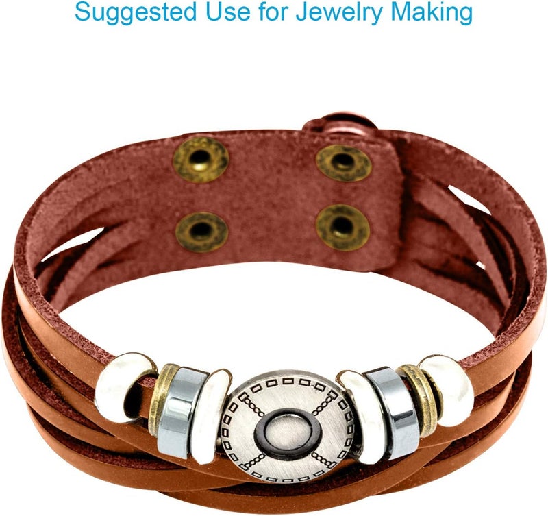 TeeLiy 3mm Flat Genuine Leather Cord, Strip Cord Braiding String Tan for Jewelry Making, Leather Shoe Lace, Arts & Crafts (Tan_3MM_5Yards) - Image 2