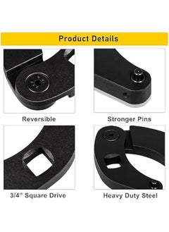Generic 1226 Adjustable Gland Nut Wrench Similar to OTC 1266 for Hydraulic Cylinders in Construction and Farm Equipment Scenarios  - Image 4