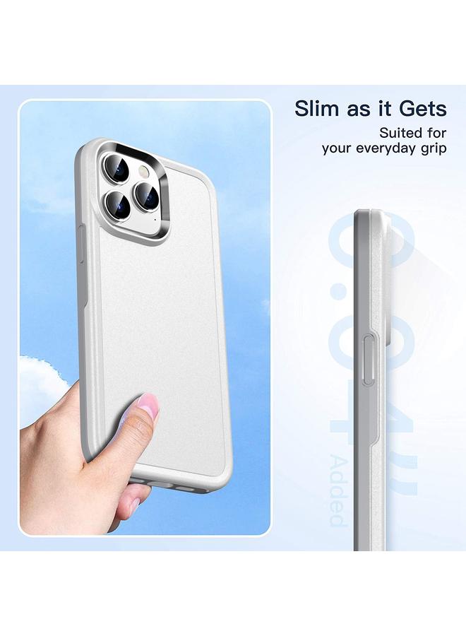 S-TOP Case For iPhone 14 Pro Max Double Solid Color Armor Phone Case - Image 2