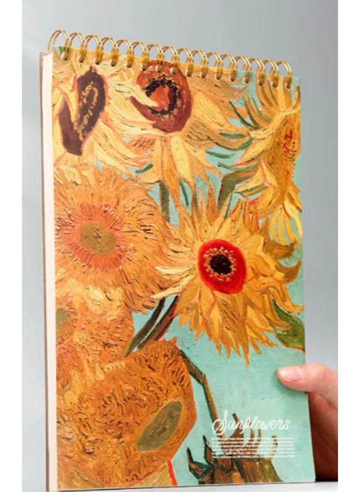 Nariele A4 Van Gogh Oil Painting Style And Depiction Book