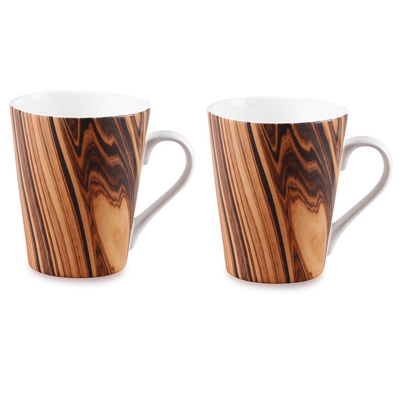 Clay Craft Milk Mug Zing Nature N401 Set of 2 Pieces 350 ml