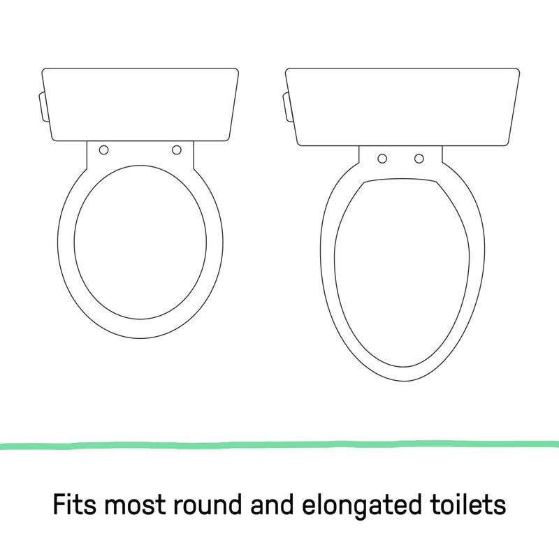 ingenuity إبداع: مقعد تدريب الأطفال القابل للطي من إبداع (أبيض) - سهل التركيب والإزالة لمقعد تدريب الأطفال الذي يتصل بمقعد المرحاض البالغين - Image 4