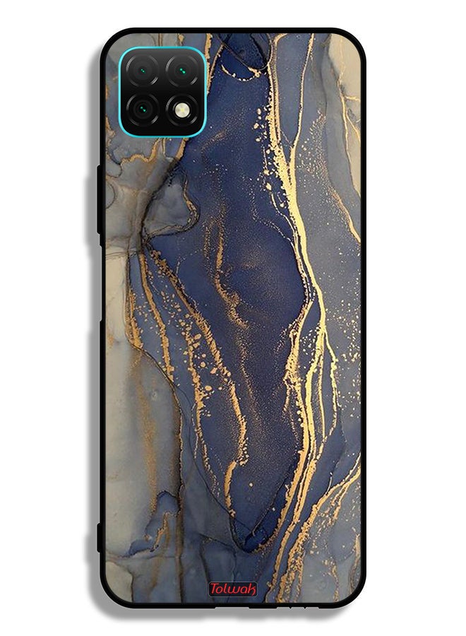 Tolwak Huawei nova Y60 Protective Case Cover Gliter Marble Pattern - Image 2
