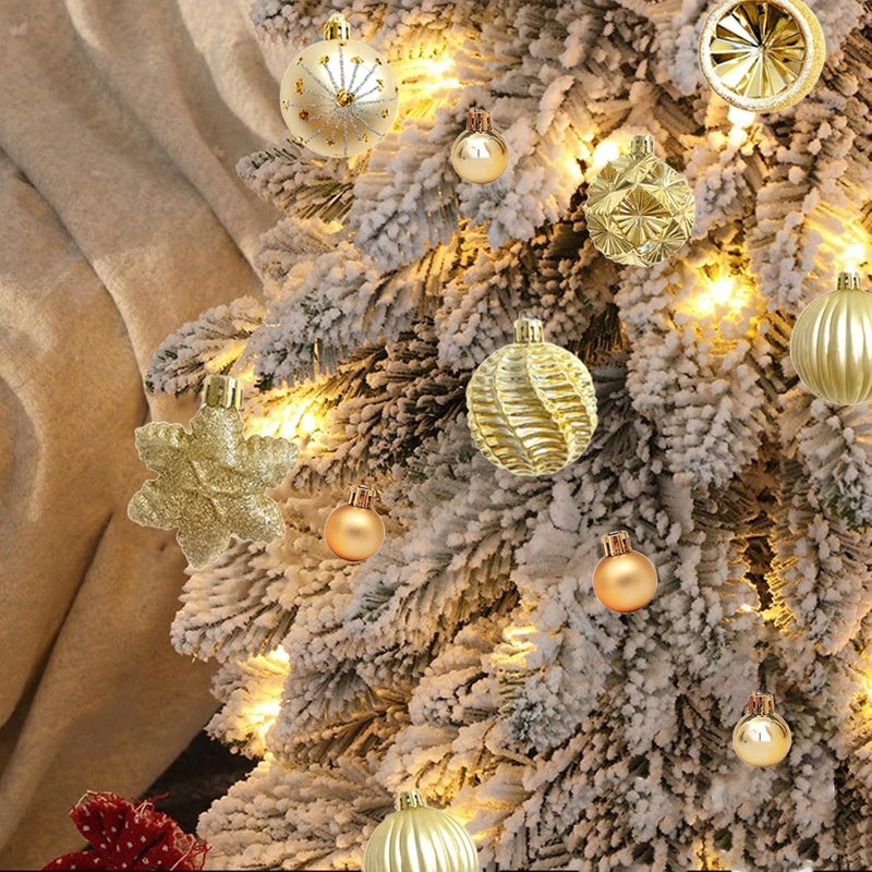 klarako Christmas Tree Decorations Christmas Balls Christmas Ornaments Balls for Family Holiday Wedding Party Xmas Tree Hanging Decoration - Image 5