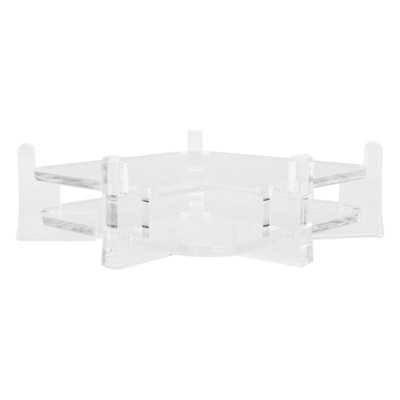 Clear Acrylic Desktop Stand for Mini M4 and Pro 2024 Computer with Cooling Holes - Image 3