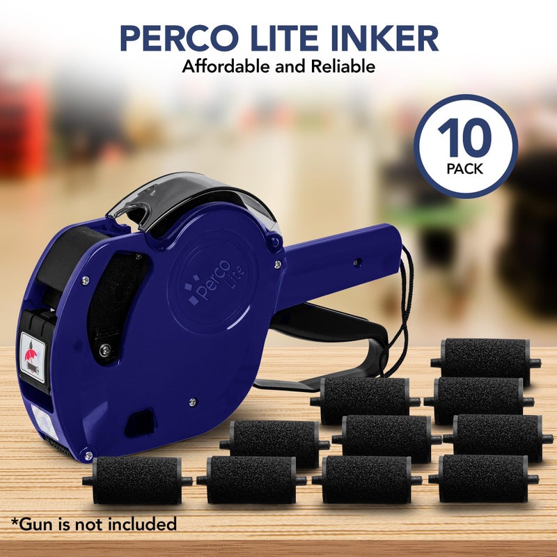 Perco Lite Pricing Gun Labeler Ink Rolls - Preferred Replacement Inkers for Perco Lite Price Tag Gun, Easy & Convenient Messy Free Ink Refill Even for Beginners (Pack of 10 Inkers) - Image 4